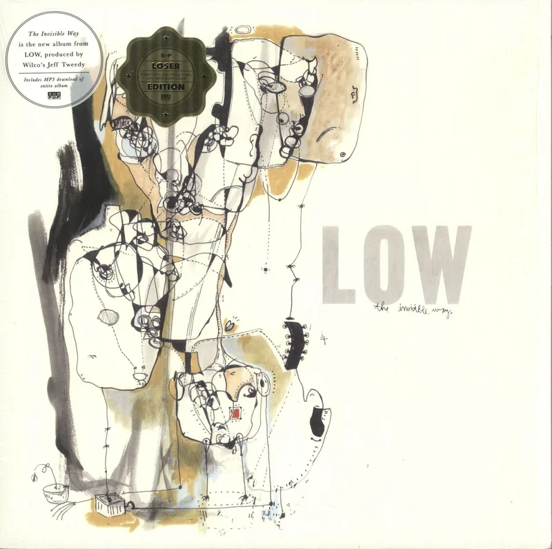 Low The Invisible Way - Red Vinyl + Shrink US Vinyl LP