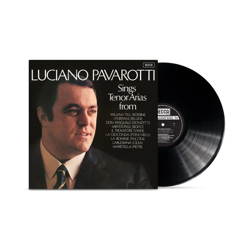 Luciano Pavarotti Tenor Arias From Italian Operas - Remastered HD Audio 180 Gram Vinyl - Sealed UK Vinyl LP