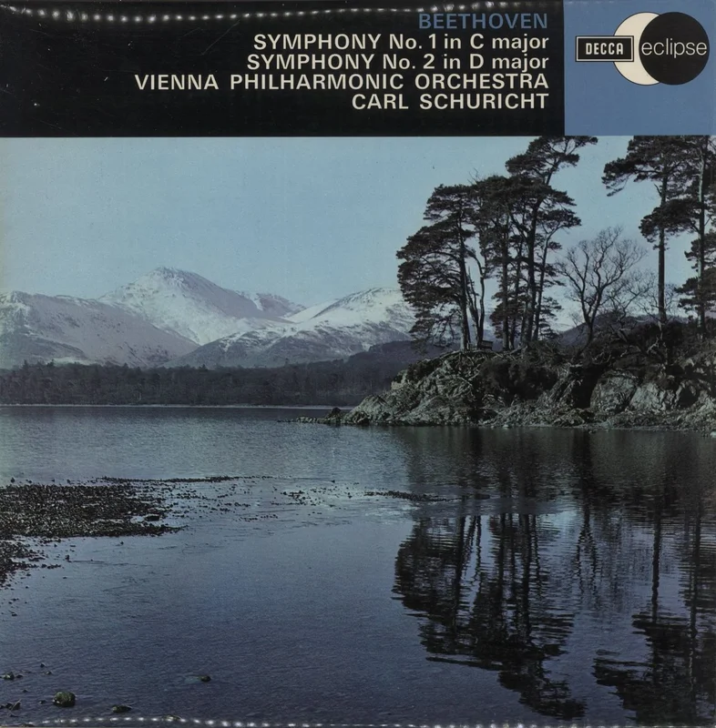 Ludwig Van Beethoven Beethoven: Symphony No. 1 In C Major / Symphony No. 2 In D Major UK Vinyl LP