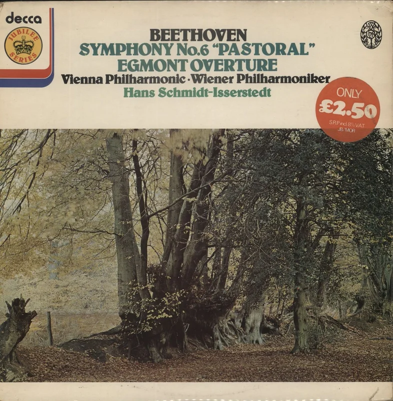 Ludwig Van Beethoven Beethoven: Symphony No. 6 "Pastoral" / Egmont Overture UK Vinyl LP