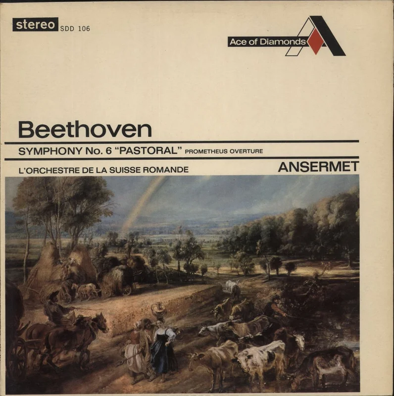 Ludwig Van Beethoven Beethoven: Symphony No. 6 "Pastoral" / Prometheus Overture UK Vinyl LP