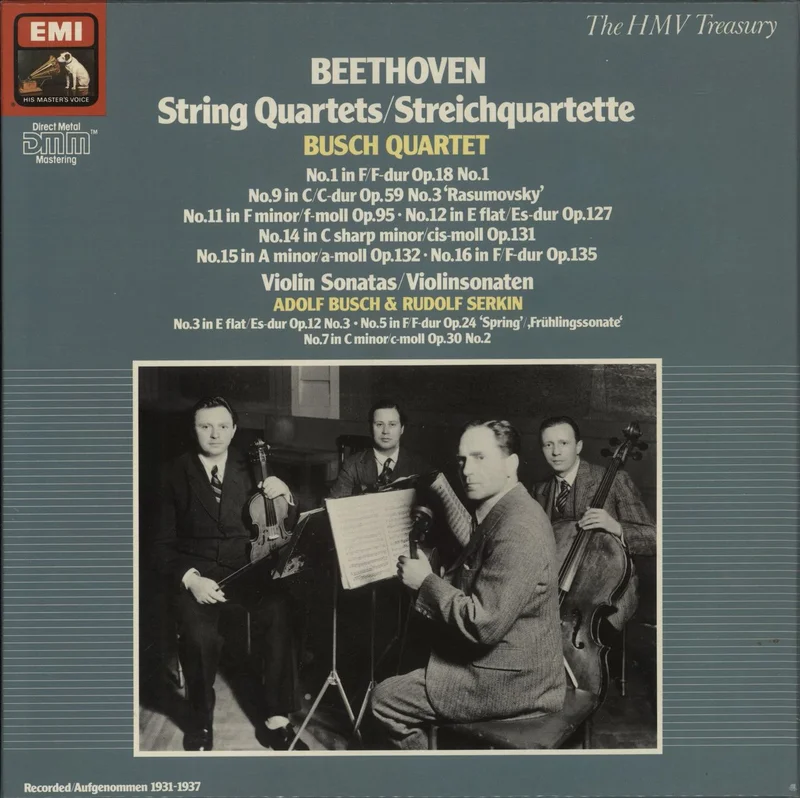 Ludwig Van Beethoven String Quartets German Vinyl box set