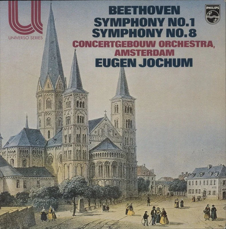 Ludwig Van Beethoven Symphonies No. 1 & 8 Dutch Vinyl LP