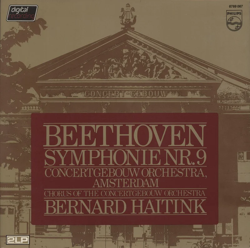 Ludwig Van Beethoven Symphony No. 9 in D minor, Op. 125 'Choral' - Promo Stickered Dutch Promo 2-LP vinyl set