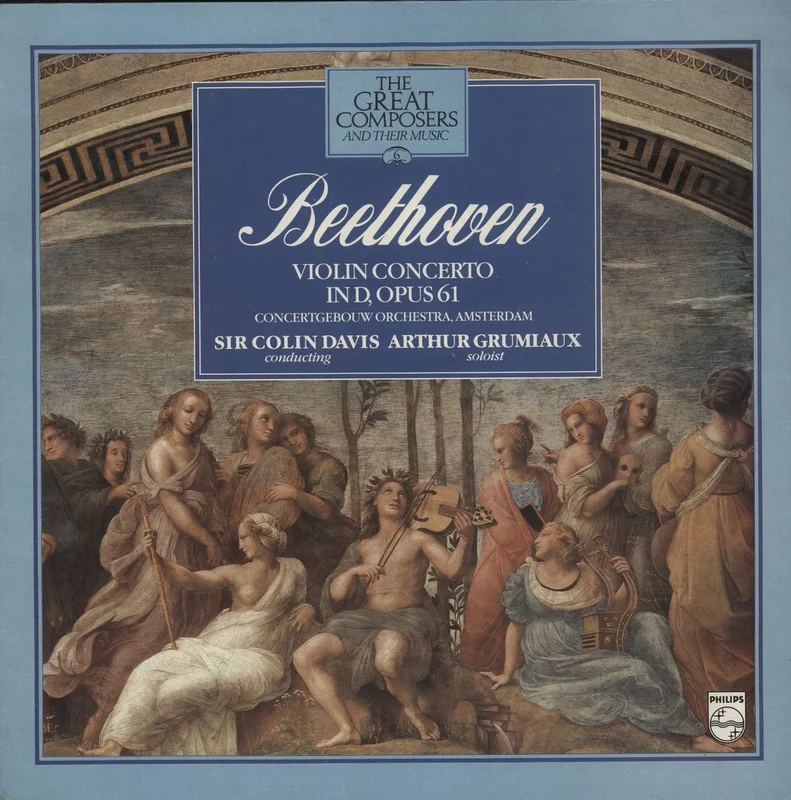 Ludwig Van Beethoven Violin Concerto in D, Opus 6 UK Vinyl LP