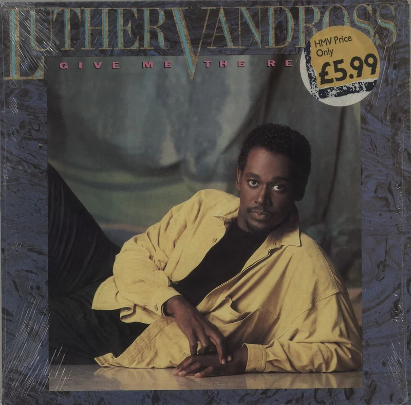 Luther Vandross Give Me The Reason - shrink UK Vinyl LP