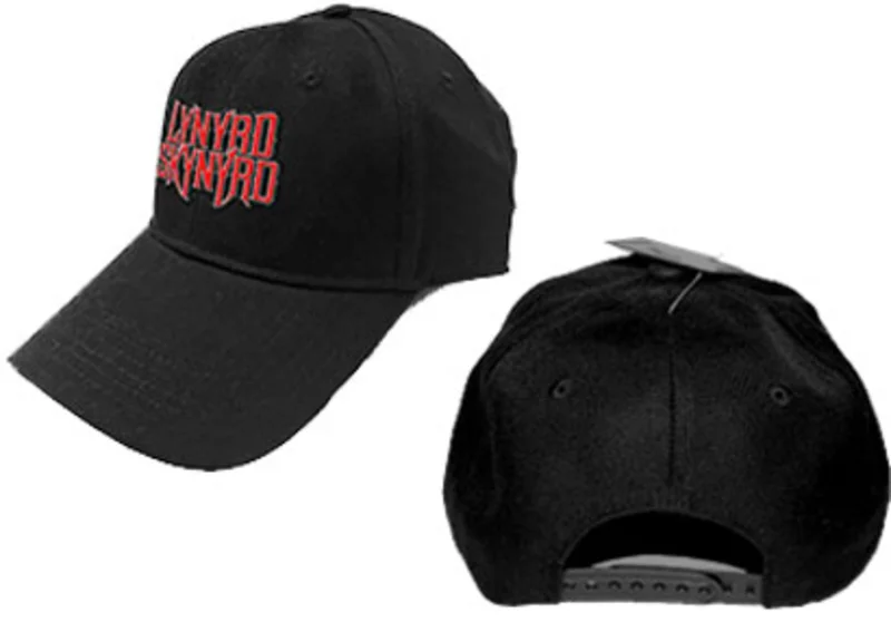 Lynyrd Skynyrd Red Logo Baseball Cap Black