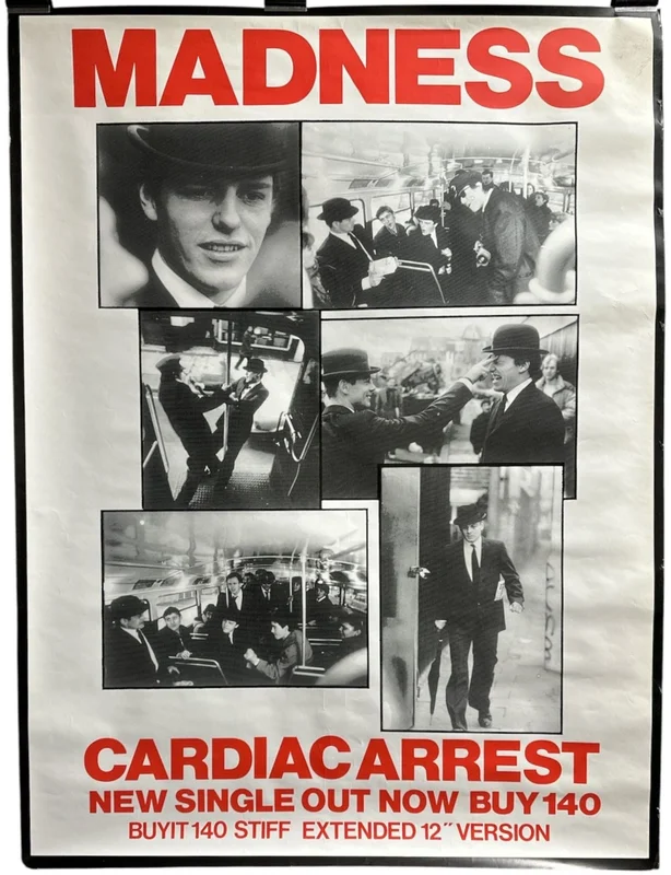 Madness Cardiac Arrest - Poster UK Promo Poster