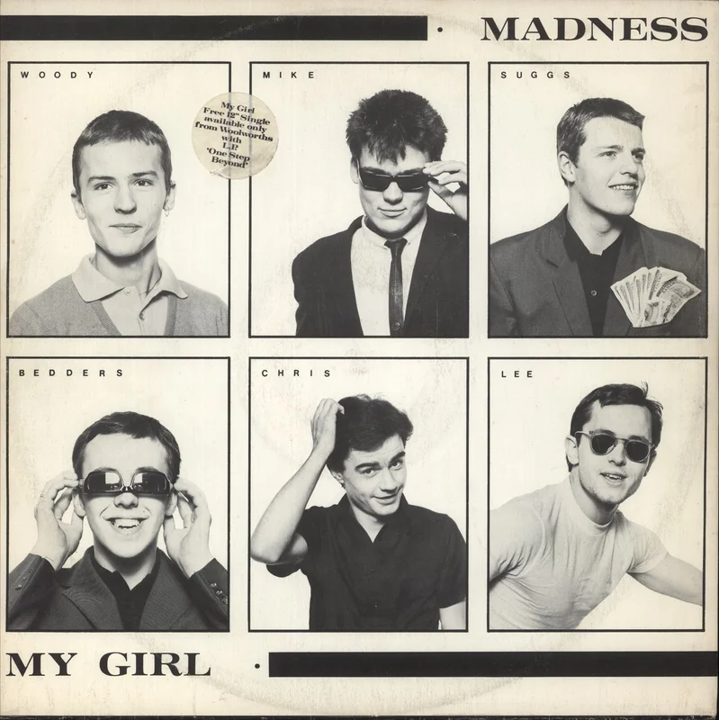 Madness My Girl - Hype-Sticker - VG UK 12" vinyl