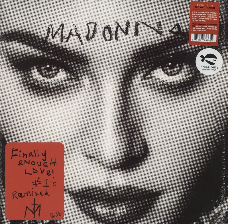 Madonna Finally Enough Love - Red Vinyl UK 2-LP vinyl set