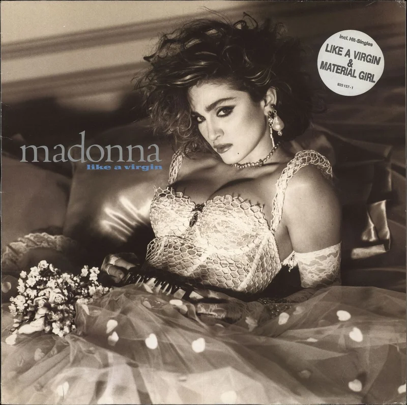 Madonna Like A Virgin + Hype Sticker [2 song] German Vinyl LP