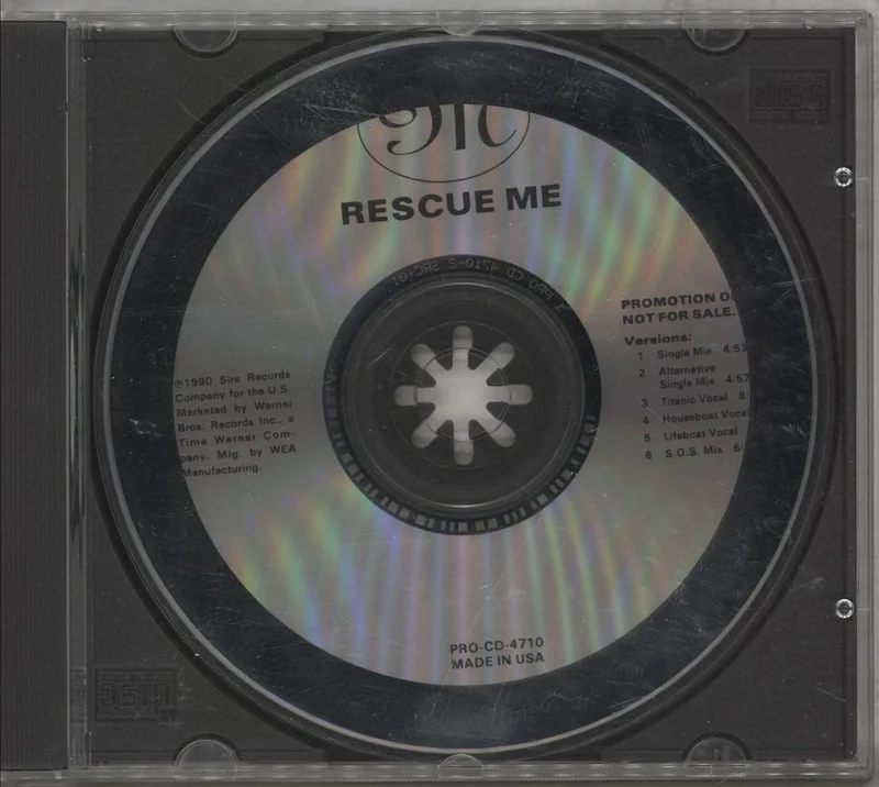 Madonna Rescue Me US Promo CD single