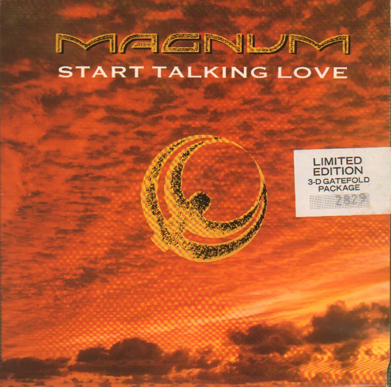 Magnum Start Talking Love - 3-D Gatefold Pack UK 7" vinyl