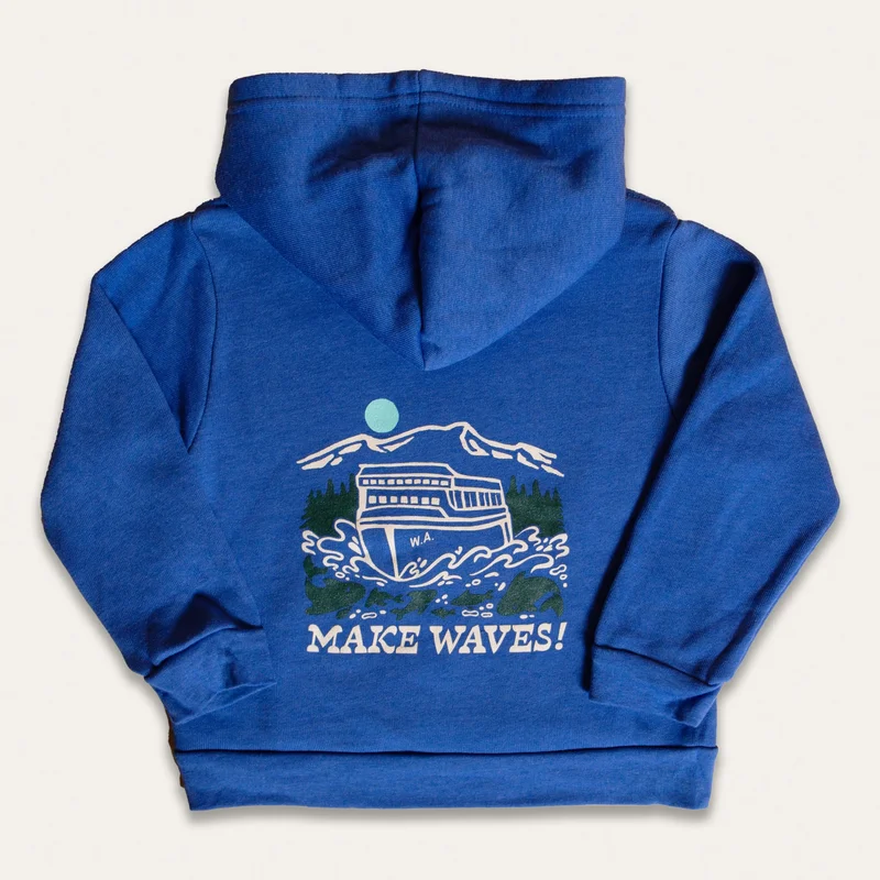 Make Waves Kids Hoodie