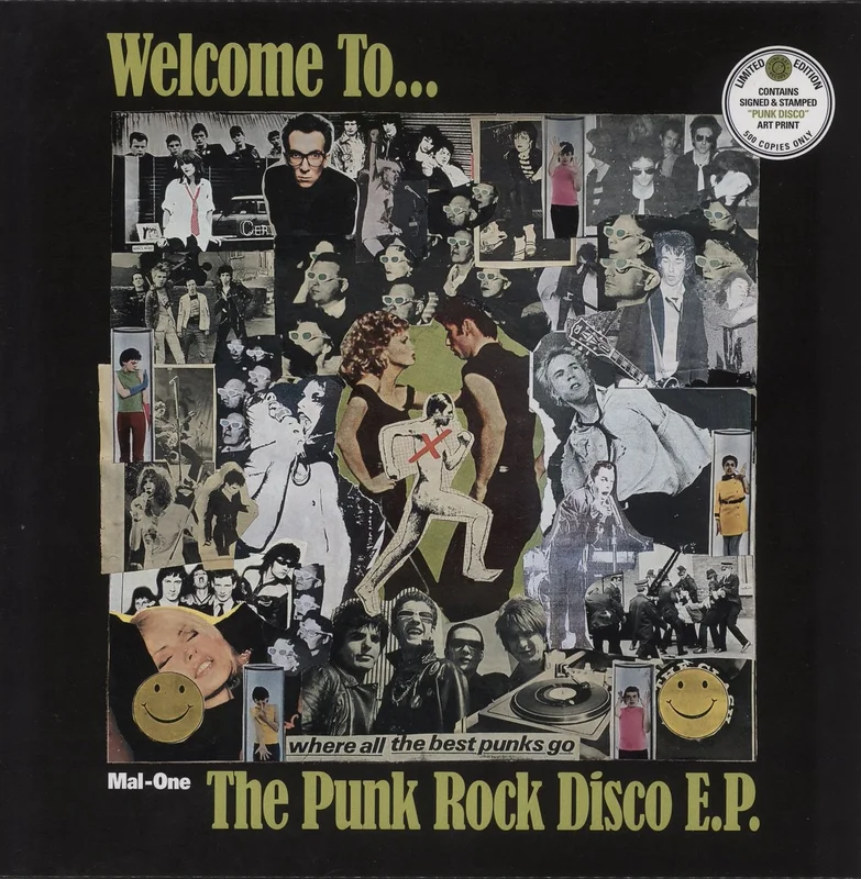 MAL-ONE Welcome To The Punk Rock Disco EP UK 12" vinyl