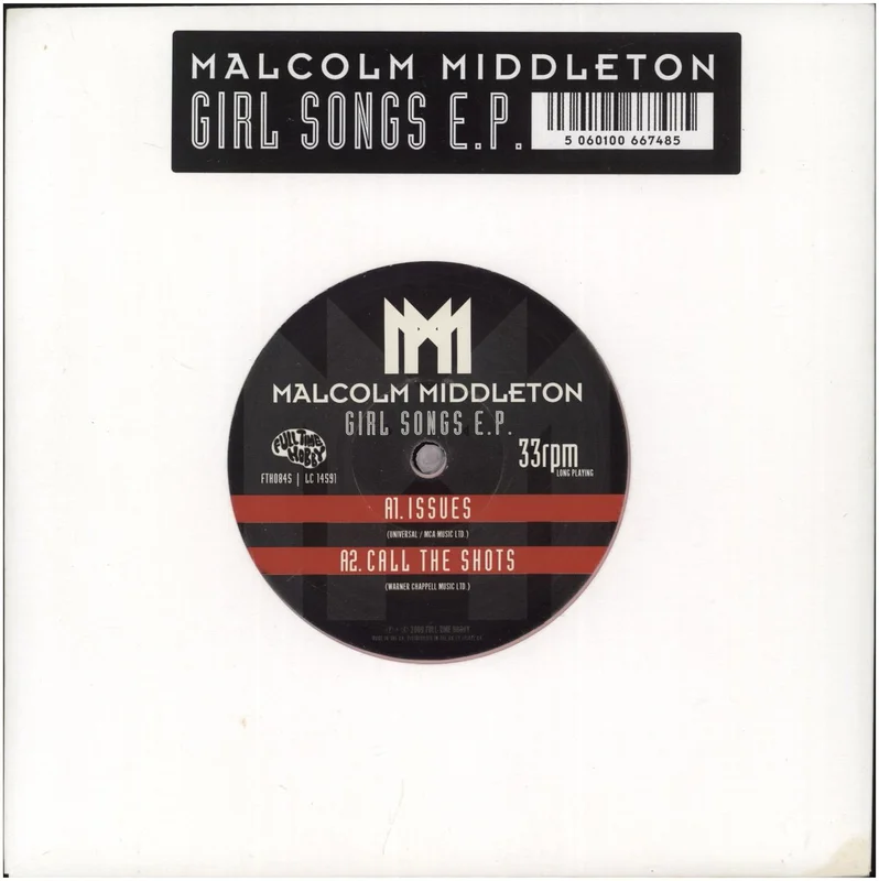 Malcolm Middleton Girl Songs E.P. - Pink Vinyl UK 7" vinyl