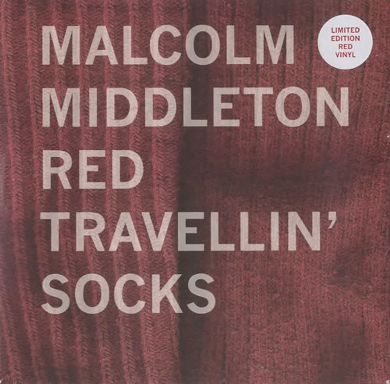 Malcolm Middleton Red Travellin' Socks UK 7" vinyl