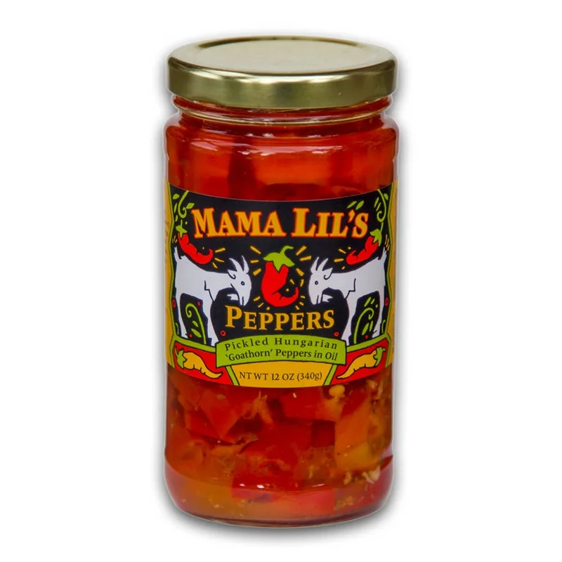 Mama Lil's Mildly Spicy Peppers in Oil