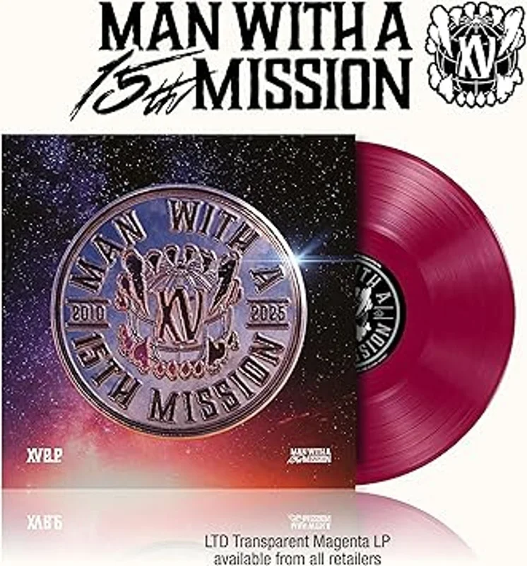 Man With A Mission XV EP Across The Globe - 15th Anniversary Edition - Transparent Magenta Vinyl - Sealed UK Vinyl LP