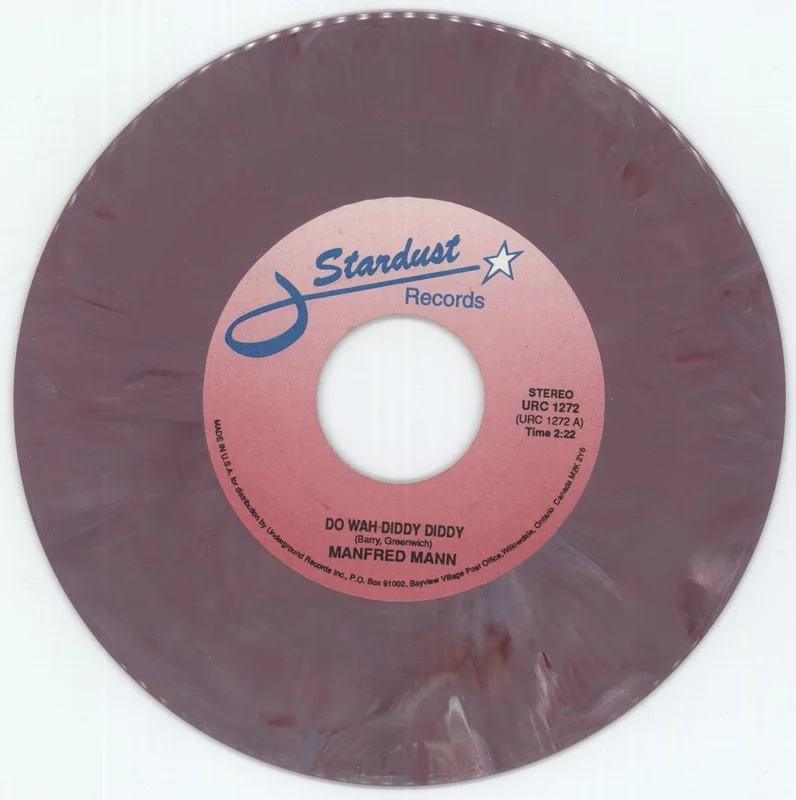 Manfred Mann Do Wah Diddy Diddy/ I Hear You Knockin' Canadian 7" vinyl