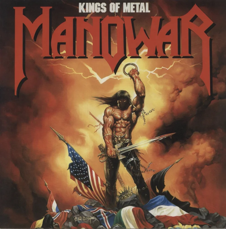 Manowar Kings Of Metal UK Vinyl LP