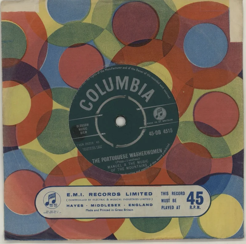 Manuel And His Music Of The Mountains The Portuguese Washerwoman UK 7" vinyl