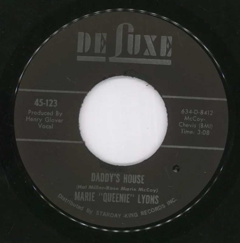 Marie "Queenie" Lyons See And Don't See / Daddy's House US 7" vinyl