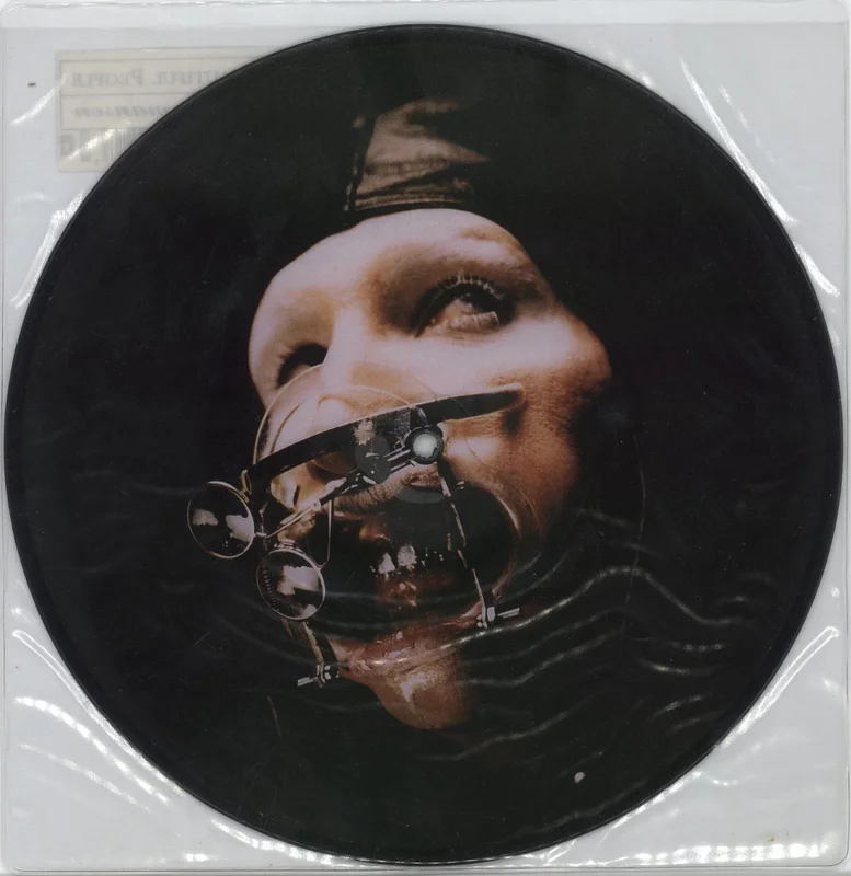 Marilyn Manson The Beautiful People + Promo Sticker UK Promo 10" Picture Disc