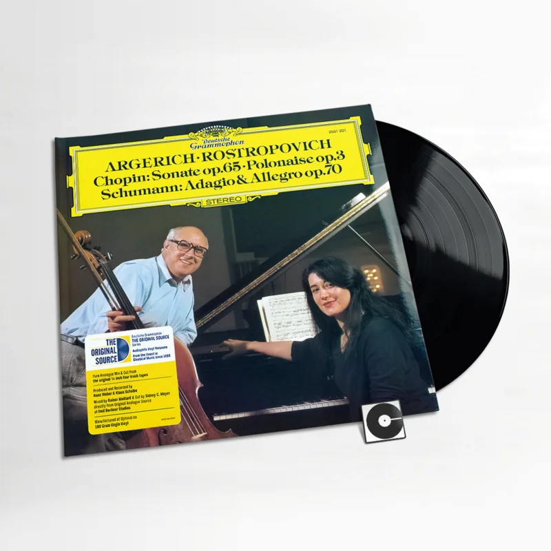 Martha Argerich And Mstislav Rostropowitsch - "Chopin: Sonate Op. 65, Polonaise Op. 3 / Schumann: Adagio & Allegro Op. 70"