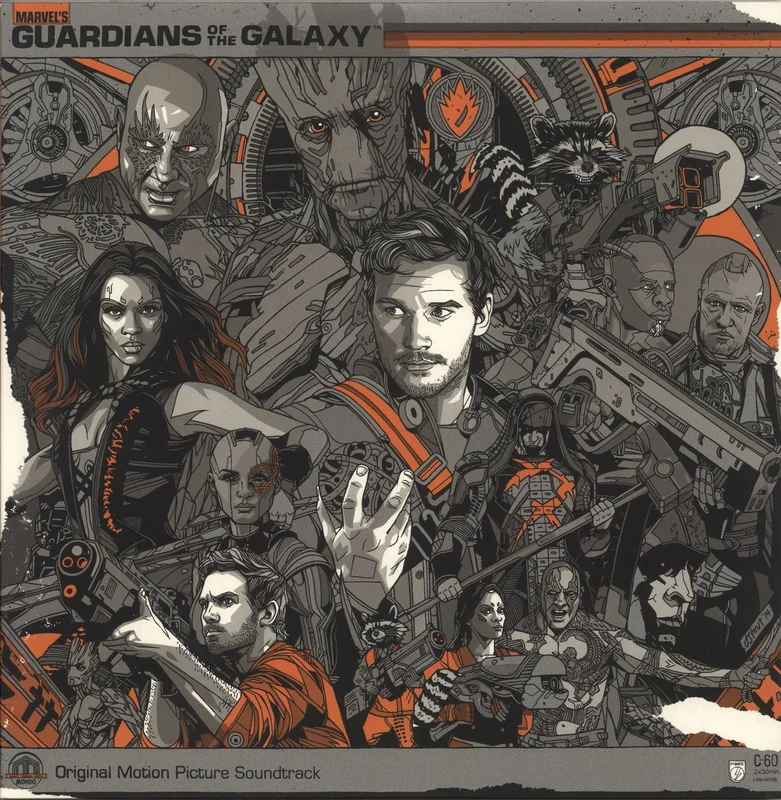 Marvel Guardians Of The Galaxy: Awesome Mix Vol. 1 - 180gm Purple & White Vinyl US Vinyl LP