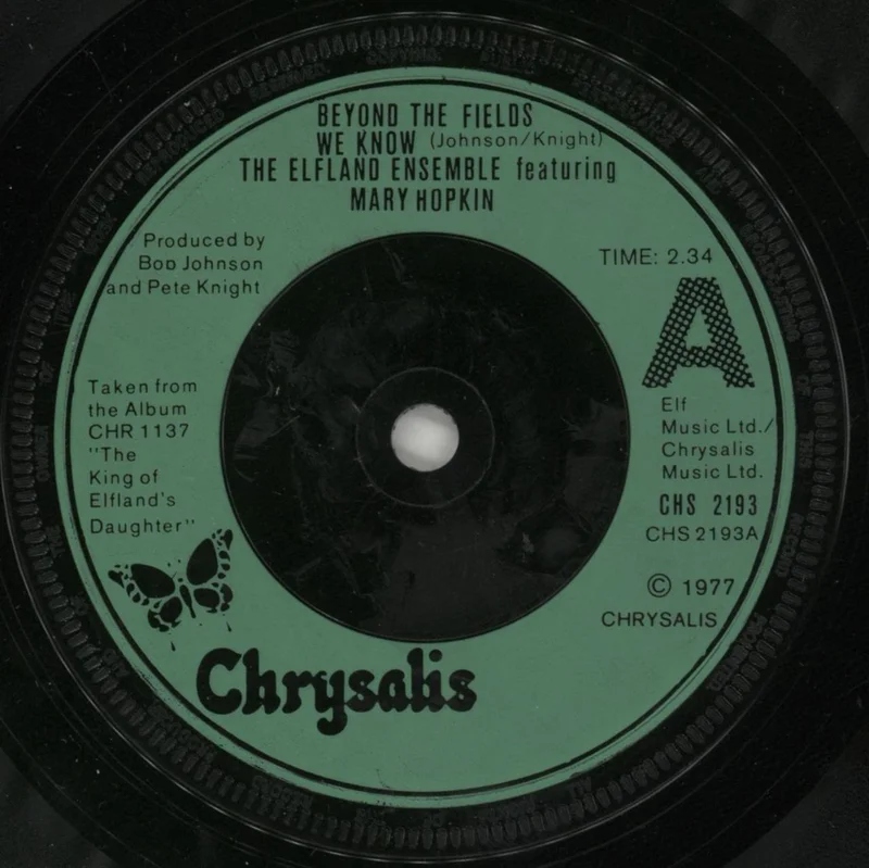 Mary Hopkin Beyond The Fields We Know UK 7" vinyl
