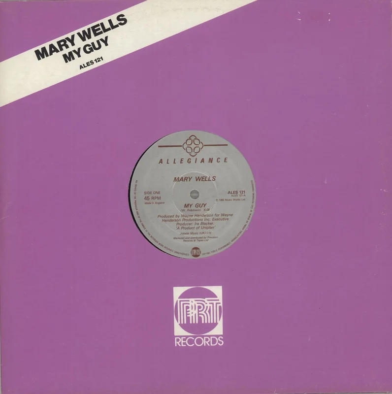 Mary Wells My Guy UK 12" vinyl