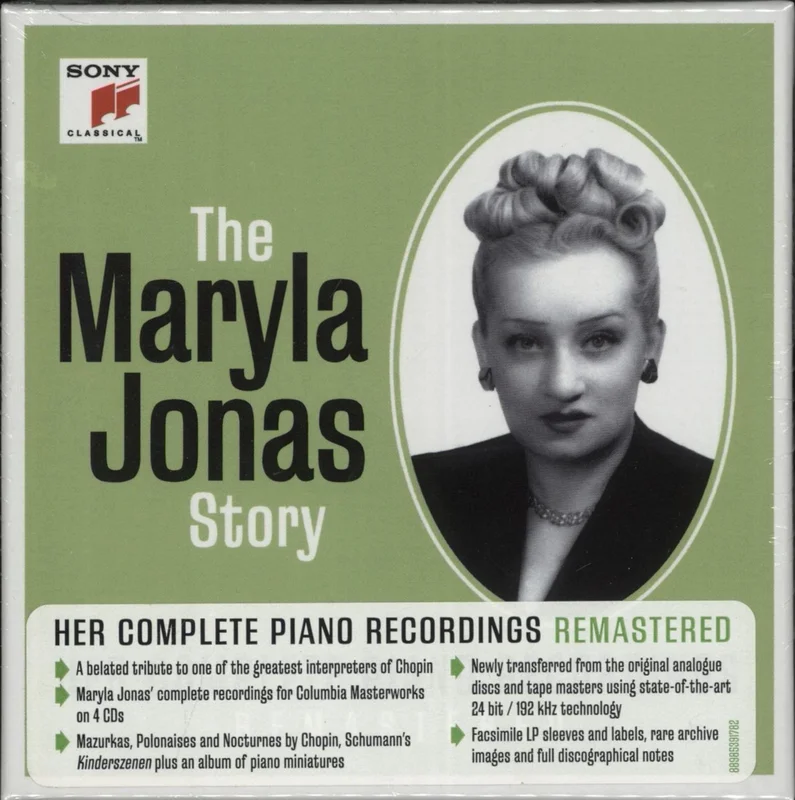 Maryla Jonas The Maryla Jonas Story - Her Complete Piano Recordings - Sealed US Cd album box set