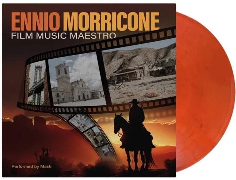 Mask (Blk) (Cvnl) (Ltd) (Ogv) (Red) (Hol) - Ennio Morricone: Film Maestro - Red & Black Vinyl [LP]