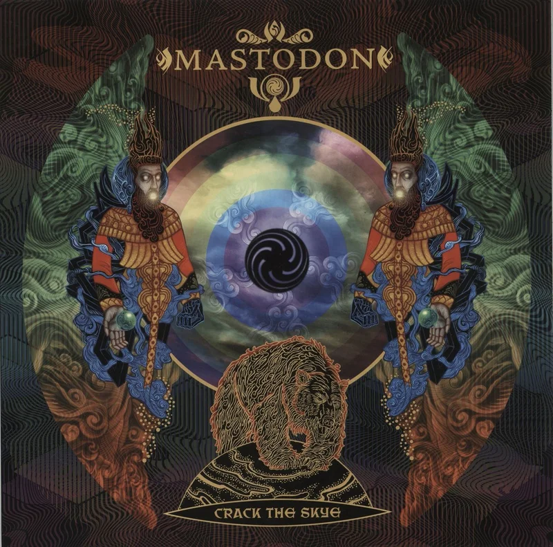 Mastodon Crack The Skye - Blue Vinyl UK Vinyl LP