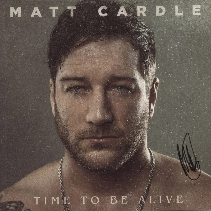 Matt Cardle Time To Be Alive - Autographed UK 2-LP vinyl set