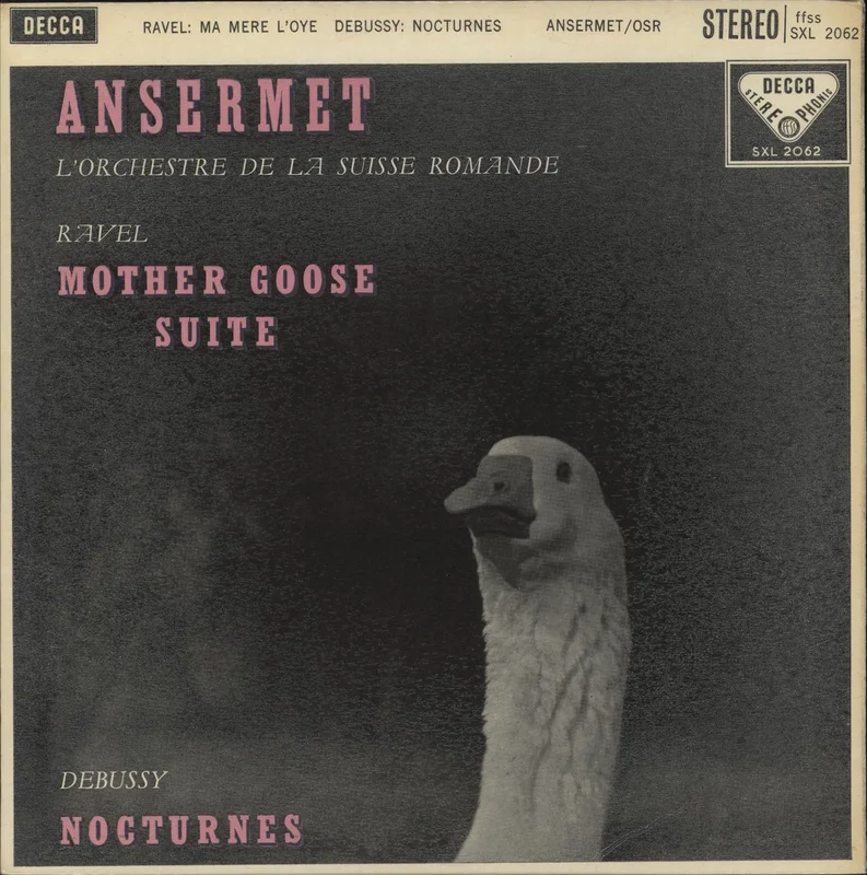 Maurice Ravel Ravel: Mother Goose Suite / Debussy: Nocturnes UK Vinyl LP