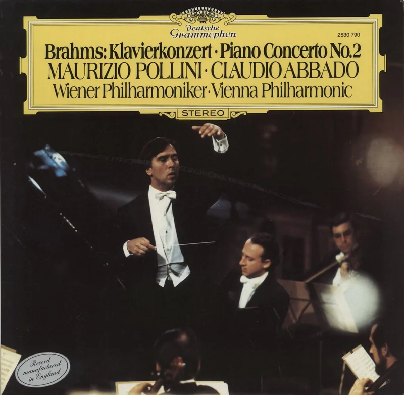 Maurizio Pollini Brahms' Klavierkonzert & Piano Concerto No. 2 UK Vinyl LP