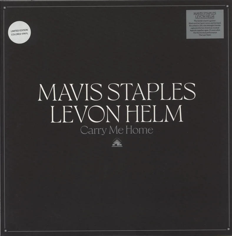 Mavis Staples Carry Me Home - Clear Vinyl UK 2-LP vinyl set