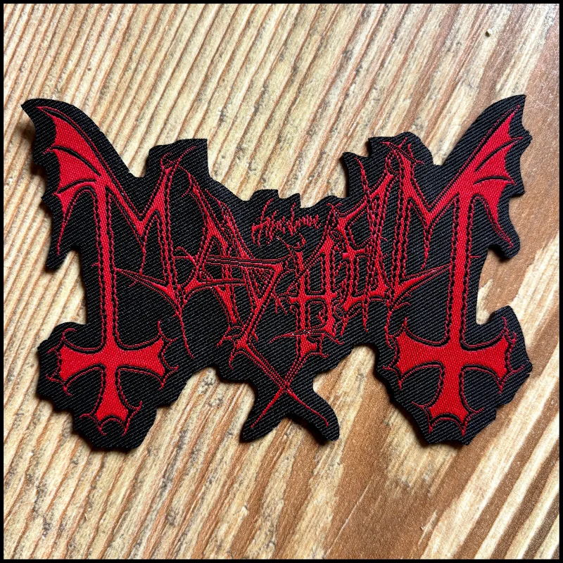 MAYHEM: official LOGO shaped patch