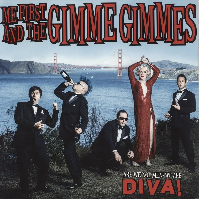 Me First & The Gimme Gimme's Are We Not Men? We Are Diva - Pink Swirl Vinyl US Vinyl LP