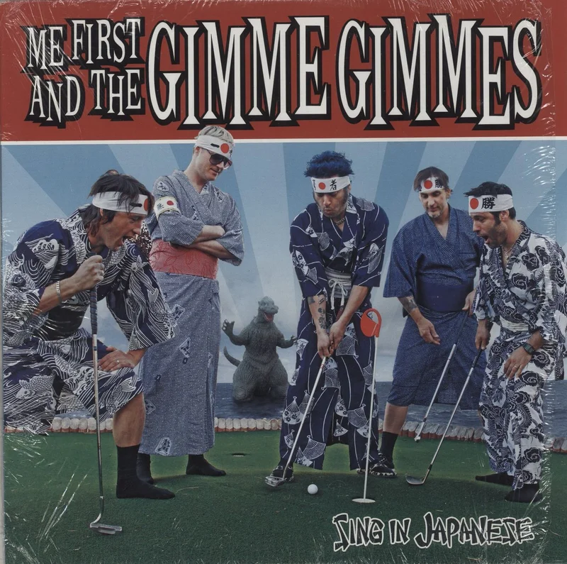 Me First & The Gimme Gimme's Sing In Japanese - Blue Vinyl US Vinyl LP