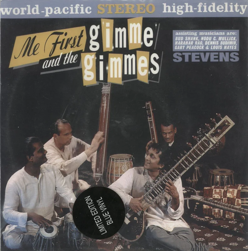 Me First & The Gimme Gimme's Stevens - Blue Vinyl US 7" vinyl
