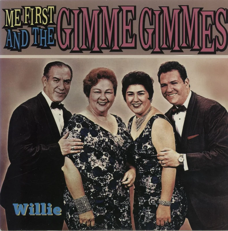 Me First & The Gimme Gimme's Willie - Blue vinyl UK 7" vinyl