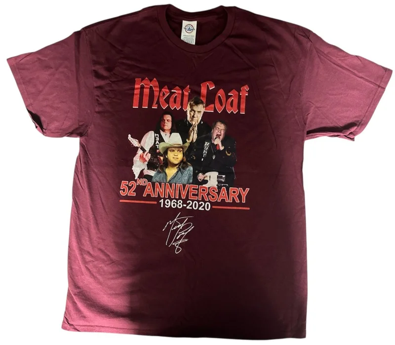 Meat Loaf 52nd Anniversary 1968-2020 US T-shirt