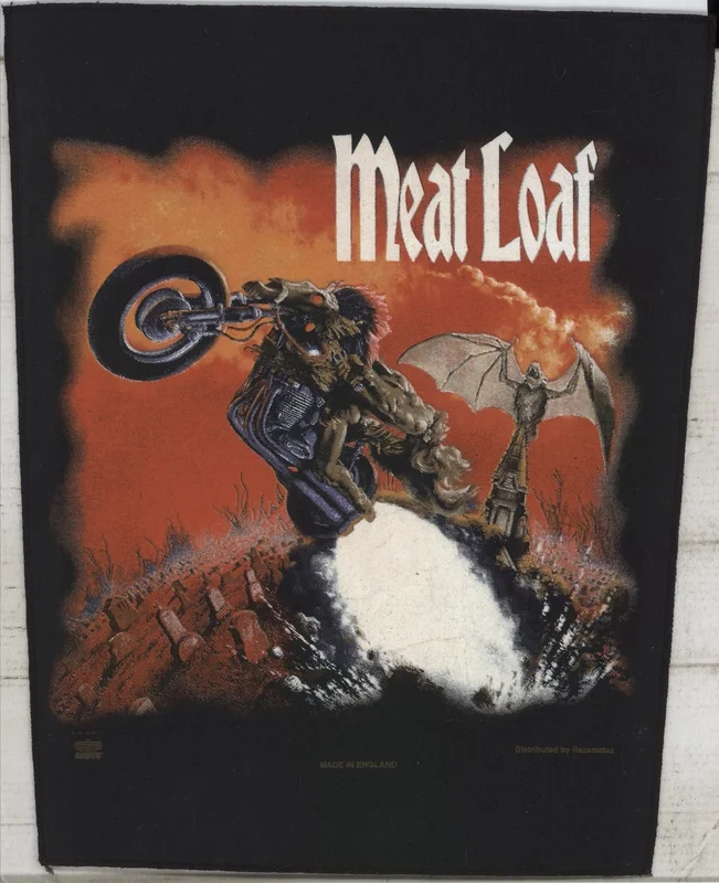 Meat Loaf Bat Out Of Hell Backpatch UK Promo Memorabilia