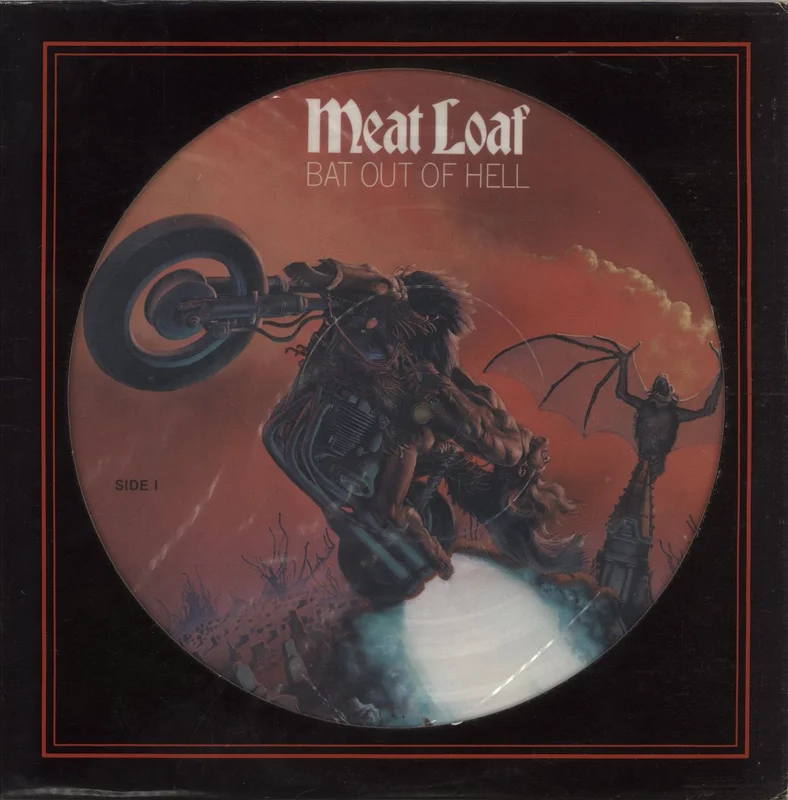 Meat Loaf Bat Out Of Hell Canadian Picture disc LP