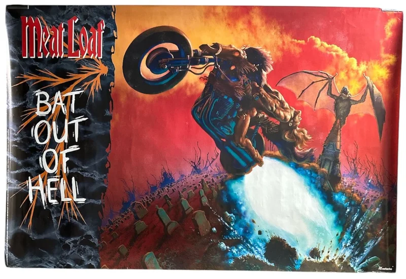Meat Loaf Bat Out Of Hell Dutch Poster