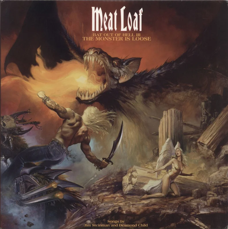 Meat Loaf Bat Out Of Hell III: The Monster Is Loose - Red Vinyl US 2-LP vinyl set