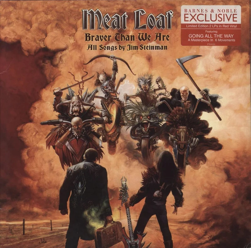 Meat Loaf Braver Than We Are - Red Vinyl US 2-LP vinyl set
